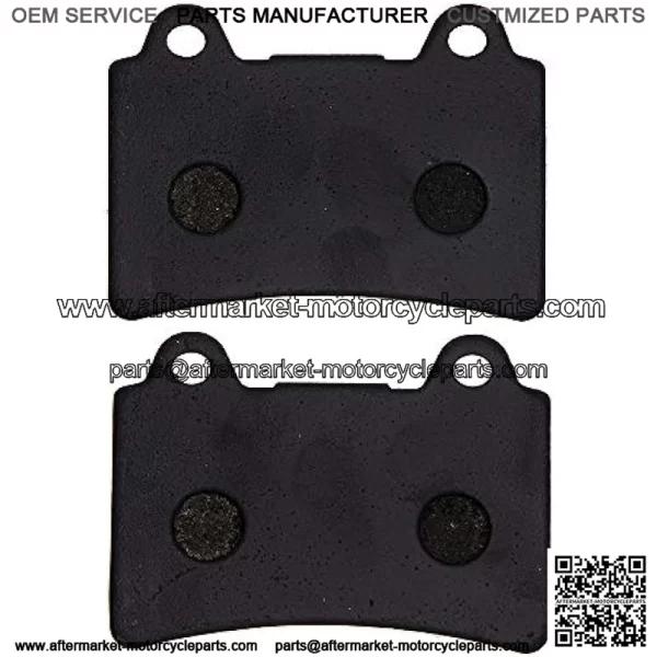 Brake Pad Set for Yamaha Royal Star Road FZR1000 FZR400S TMD850 4NK-W0046-00 Front Rear Organic - Image 2