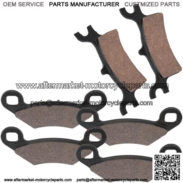 Front Rear Brake Pads for Polaris Sportsman 800 EFI 2005 2006 2007 2008 (For: Polaris Sportsman 800)