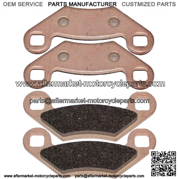 Front Brake Pads for Polaris Sportsman 800 HO EFI 2008 2009 Sintered Brake Pads (For: Polaris Sportsman 800)