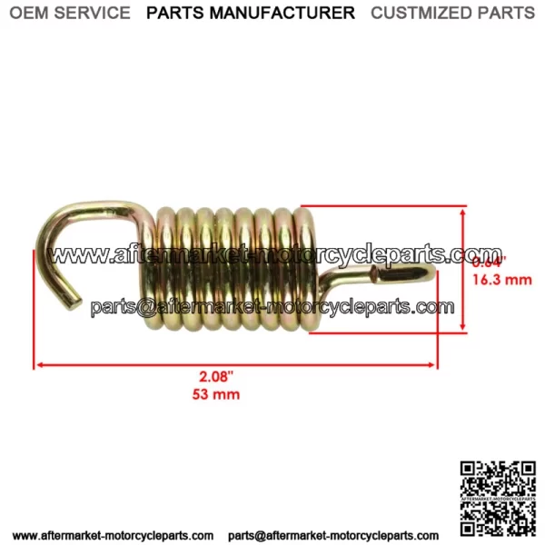 2x Exhaust Muffler Spring For Polaris  Sportsman XP 550 / XP 850 EPS 2009 2010 (For: Polaris Sportsman 570) - Image 2