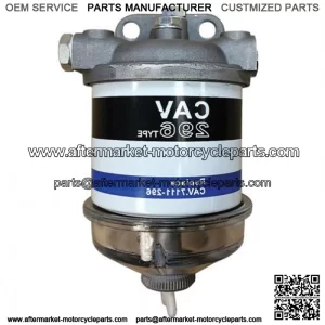 Fuel Filter Assembly (Glass) Fits Massey Ferguson 20F 231 240 30H 364S