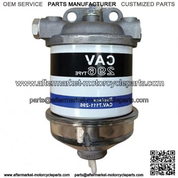 Fuel Filter Assembly (Glass) Fits Massey Ferguson 20F 231 240 30H 364S