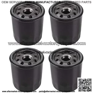 4pk Oil Filter Replaces John Deere AM107423 Kawasaki 49065-2078 Club Car 1016467 Robin 261-65902-A0 Onan 122-0737-03 Cub Cadet 490-201-0001
