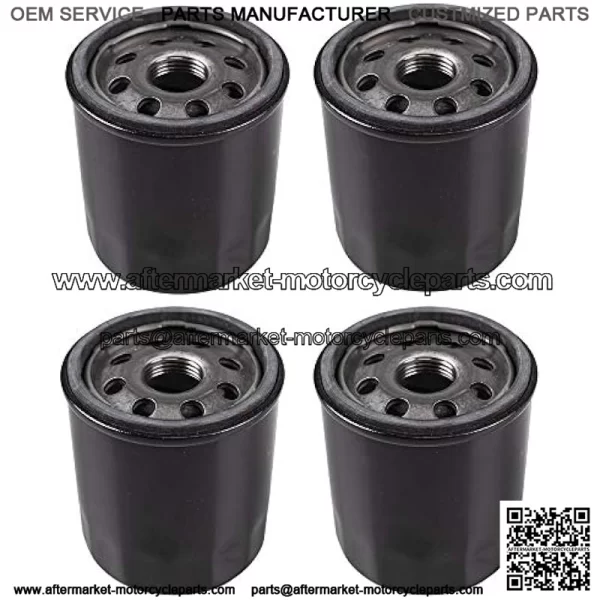 4pk Oil Filter Replaces John Deere AM107423 Kawasaki 49065-2078 Club Car 1016467 Robin 261-65902-A0 Onan 122-0737-03 Cub Cadet 490-201-0001