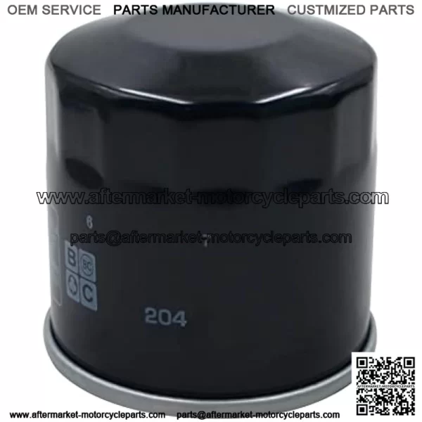 1PC Motorcycle Oil Filter Compatible with YAMAHA FZ6 S2 600 - All 2007-2009 / FZ6N 600 - All 2008 2010-2013 2015 / FZ6R 600 - All 2009-2017 / FZ6S 600 - All 2008 / FZ8 800 - All 2010-2016