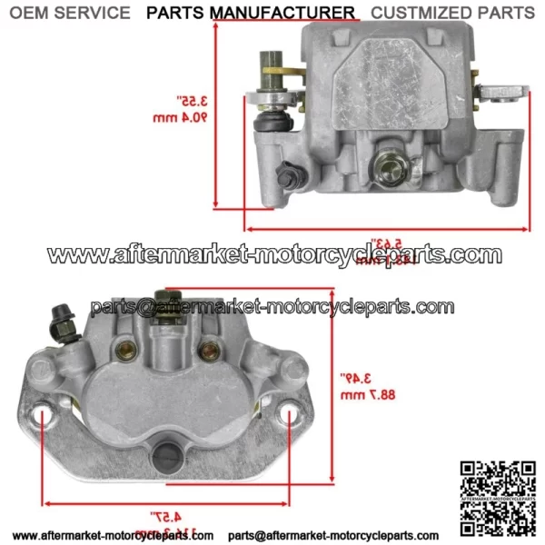 Front Brake Caliper Kit For Yamaha Wolverine X4 850 YXF850 4x4 2018-2023 - Image 2