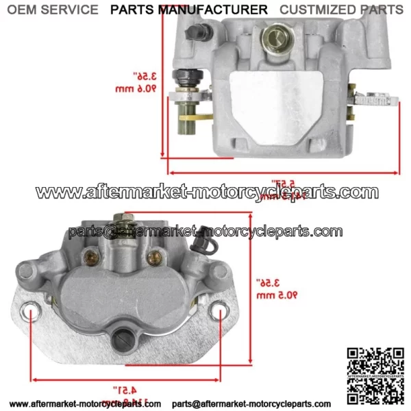 Front Brake Caliper Kit For Yamaha Wolverine R-Spec 700 YXE700 2016-2018 - Image 3