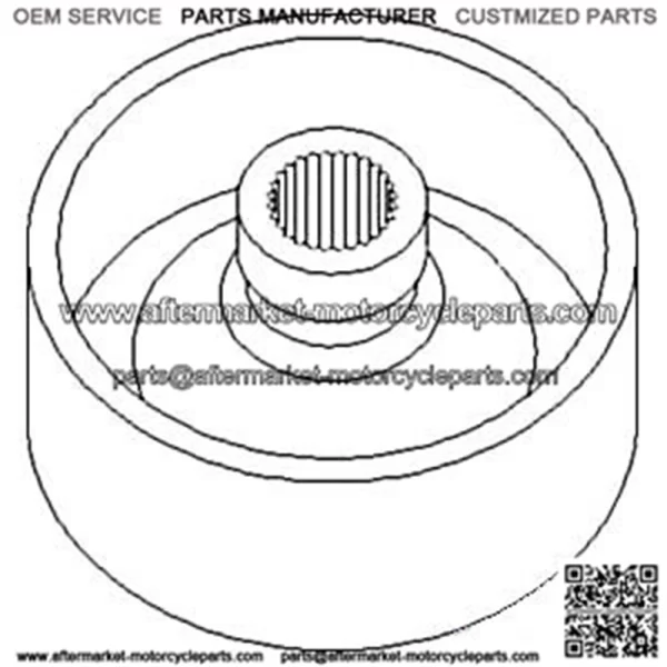 Brake Drum Fits Kubota B7100 B6100 B6200 B7200 B5200 B1550 B1700 F2400 B5100 - Image 2