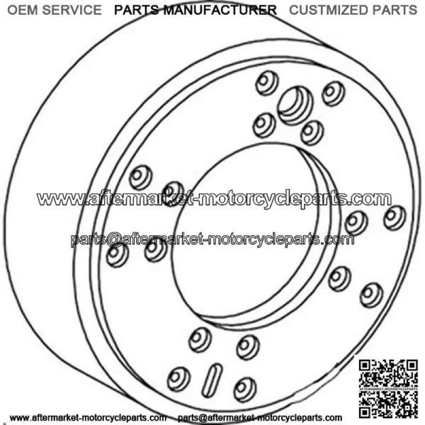 Brake Drum Fits Allis Chalmers 190XT D19 880 190 70277329 - Image 4