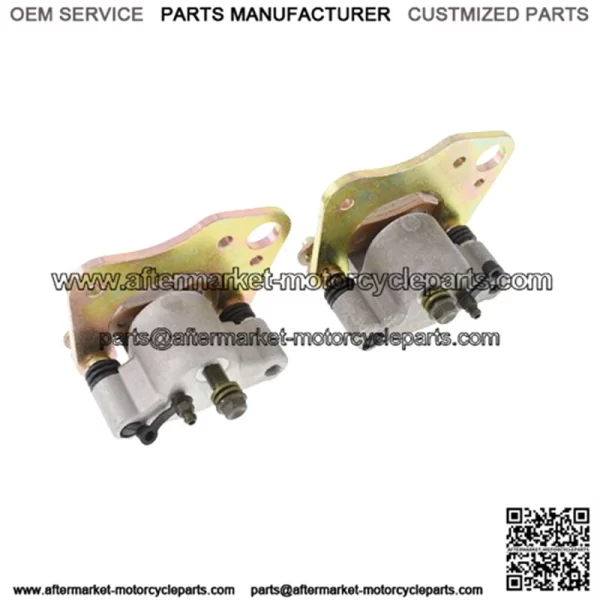 Front Brake Calipers For Polaris Ranger 500 700 EFI LE XP TM 05-07 With Pads ATV