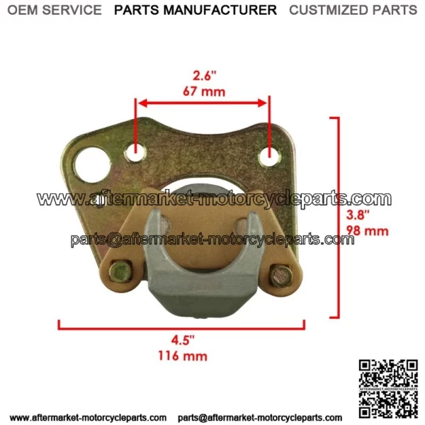 Front Left & Right Brake Caliper For Polaris Sportsman X2 570 2020-2021 (For: Polaris Sportsman 570) - Image 3