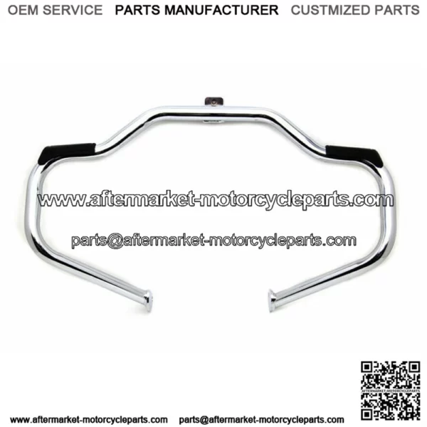 Chrome Mustache Bar Engine Front Crash Guard 1997-2008 Harley Touring Multi Fit (For: Harley-Davidson)