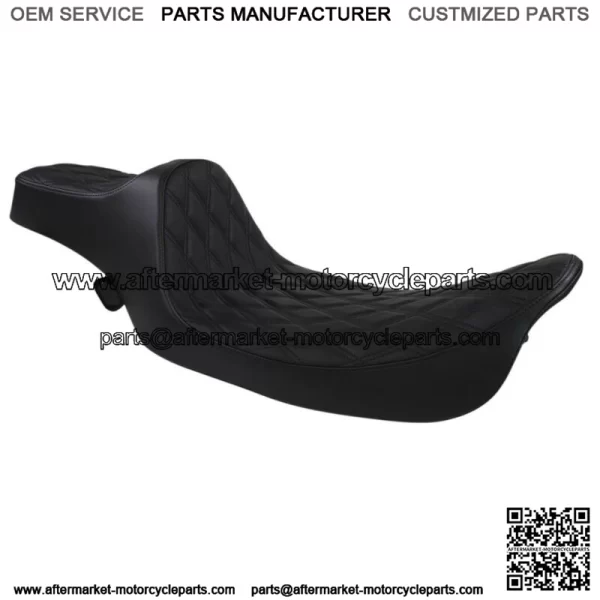 Drag Extended Reach Predator III 3 Double Diamond Seat 99-07 Harley FLHR FLHX (For: Harley-Davidson)