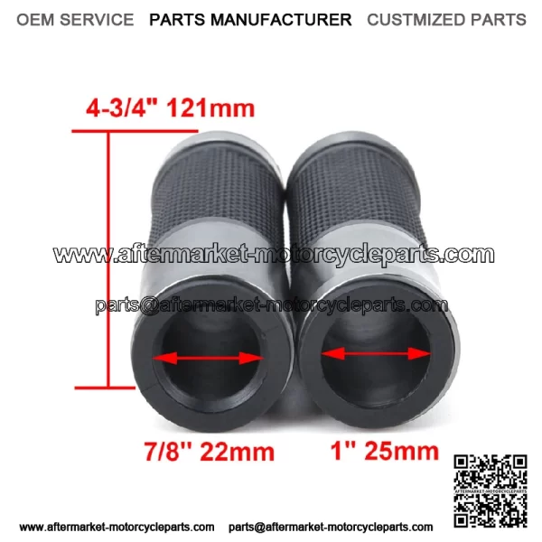 22MM 7/8" Handlebar Rubber Gel Hand Grips Universal Motorcycle Dirt Bike ATV  (For: CF-Moto) - Image 2