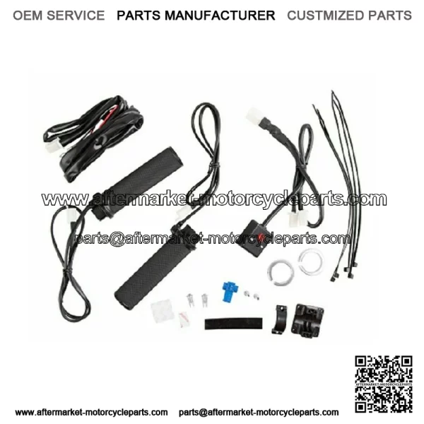 Lock-On Heated Grip Kit & Thumb Warmer Atv Polaris Honda Suzuki Can Am - Image 3