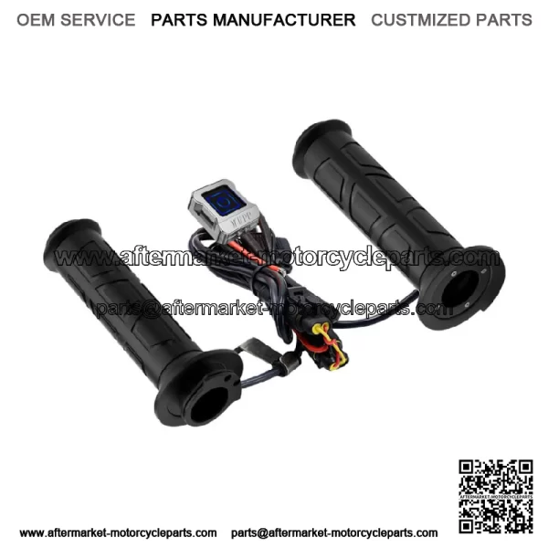 Motorcycle ATV Heated Grips Handlebar Hand Pads Heater Warmer Adjustable Temp (For: CF-Moto)