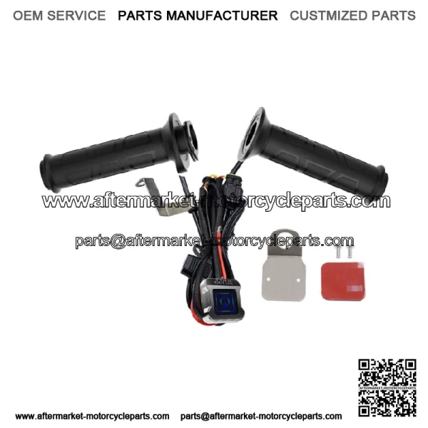 Motorcycle ATV Heated Grips Handlebar Hand Pads Heater Warmer Adjustable Temp (For: CF-Moto) - Image 2