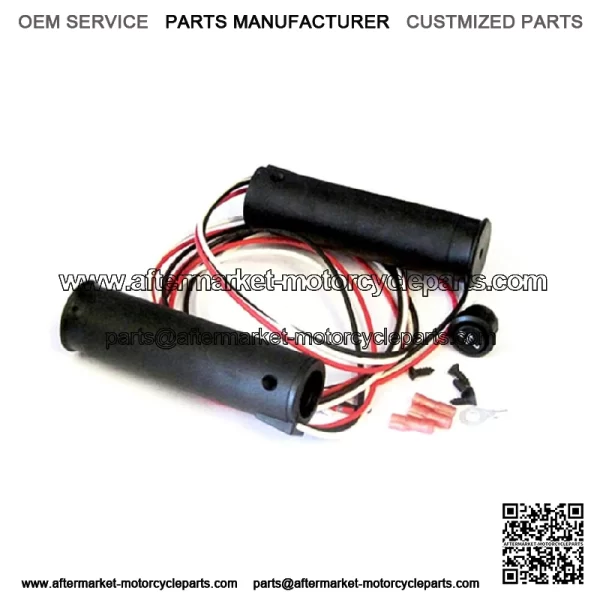 Screw-On ATV  Polaris Yamaha Suzuki Kawasaki Heated Grips Kit   7/8" (For: Polaris) - Image 2