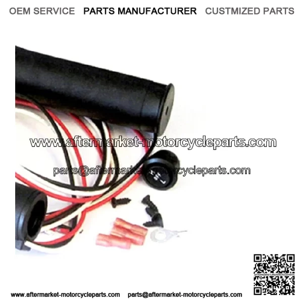 Screw-On ATV  Polaris Yamaha Suzuki Kawasaki Heated Grips Kit   7/8" (For: Polaris) - Image 3