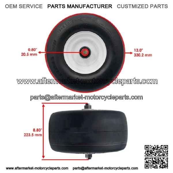 606744 607317 604717 Wheel Tire Assembly For Hustler Diesel Z Super Z Raptor SD - Image 2