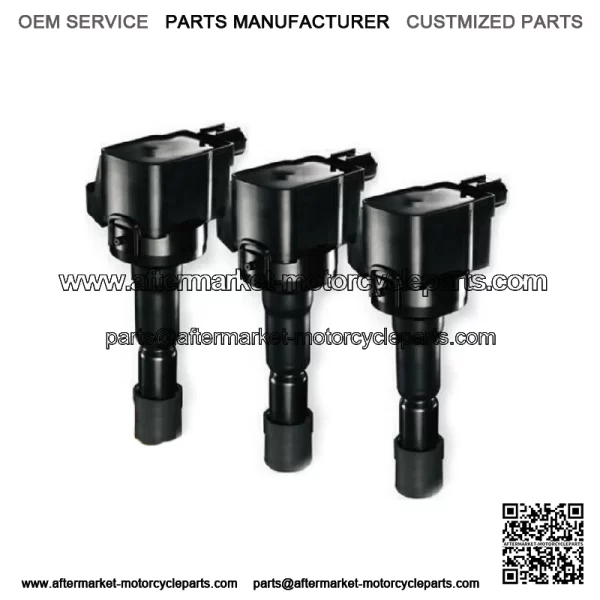 NGK U5163 ignition coil 3 piece SET stock number 48526 for HIjet truck S200 S210