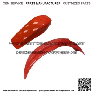 HONDA Fender CR125 250 500 R 85-87, 90 Flash Red Front Rear Plastic Guard F195