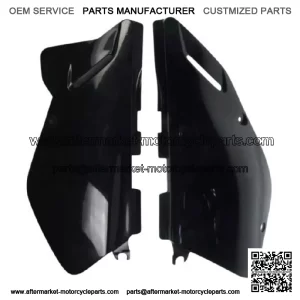 SUZUKI 1996 - 2020 DR650SE BLACK SIDE FRAME COVERS OEM LEFT  & RIGHT