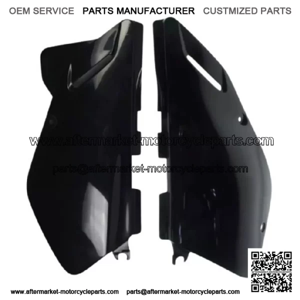 SUZUKI 1996 - 2020 DR650SE BLACK SIDE FRAME COVERS OEM LEFT  & RIGHT