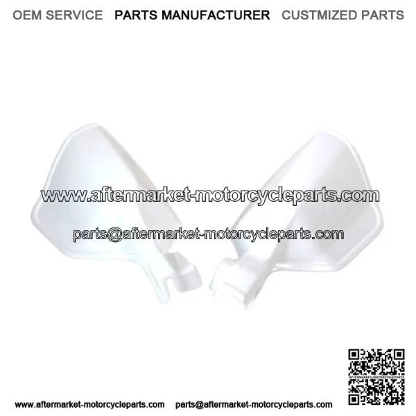 Suzuki Hand Brush Guard Guards white L/R set Fit DR650SE DRZ400S DR350SE