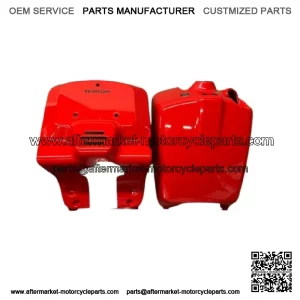 HONDA NPS50 RUCKUS BATTERY PLASTIC GLOSS 64300-GGA-740ZA 81130-GEZ-010ZJ RED