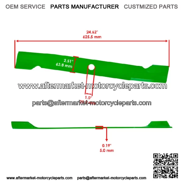 72" Deck Mulching Blade For Toro 72517 72912 72918 72928 72947 Z Master - Image 2