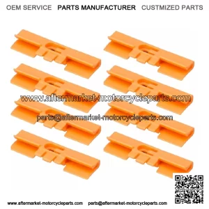 x8 91511SR3003 Honda ACURA INTEGRA Front Windshield Side Molding Clip D Orange