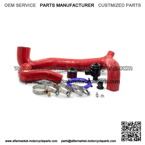 Boost Tube Blow Of Valve BOV Can Am Maverick X3 All Models Red (For: Can-Am) - Image 3