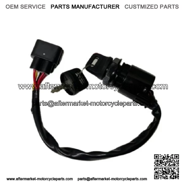 HONDA SXS500 PIONEER 500 SXS IGNITION SWITCH WITH KEYS NEW OEM 35100-HL5-A01