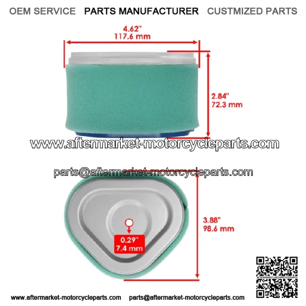 Air & Oil Filter For John Deere  LT133 LT150 LT155 LTR155 LTR166 LX255 STX30 - Image 2