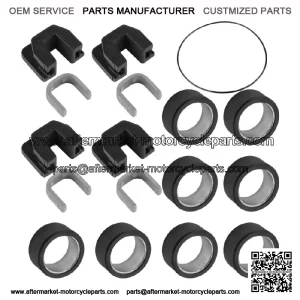 Clutch Roller Weight Slider Spacer O-Ring for Yamaha Wolverine 450 YFM450F 06-10