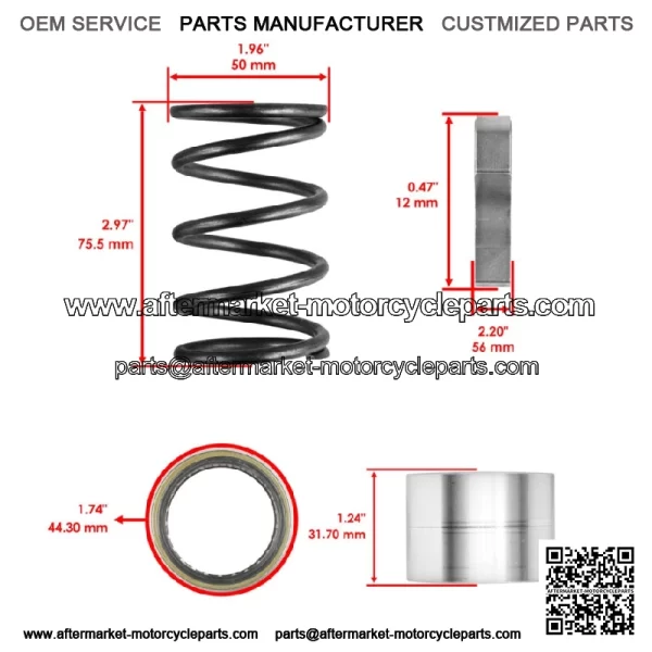 Primary Drive Clutch Assembly Rebuild Kit For Polaris Sportsman 800 4X4 2011-14 (For: Polaris) - Image 2