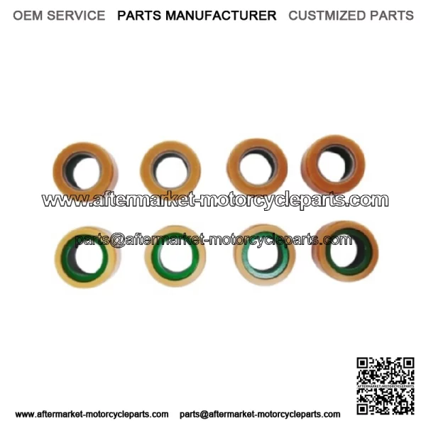 OEM Arctic Cat ATV 15G Green Clutch Rollers 1 Set of 8) 3306-843