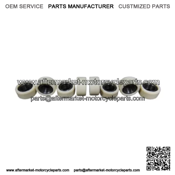 OEM Arctic Cat ATV Movable Clutch Drive Rollers White 8) 3402-633