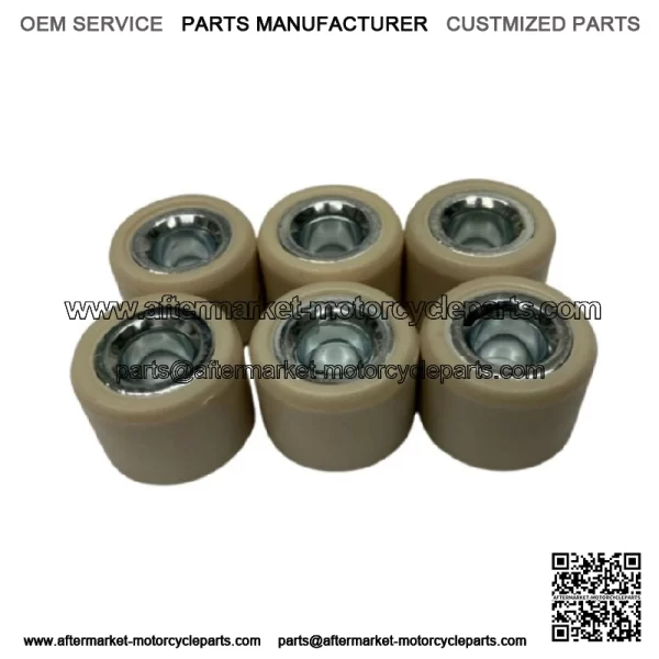 14gm Scooter Front Drive Variator Clutch Roller Weights 18mm x 14mm-6pc-150cc