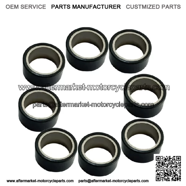 YAMAHA 2004-07 RHINO 660 PRIMARY DRY CLUTCH 18 GRAMS ROLLER WEIGHTS SET 8 PACK.