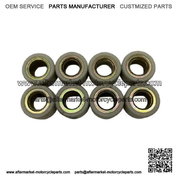 14gm Scooter Front Drive Variator Clutch Roller Weights 20mm x 12mm-8pc-250cc - Image 2