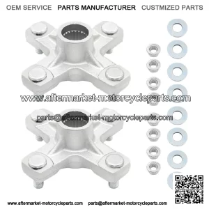 2PCS Rear Wheel Hub Kit for Yamaha Blaster 200 YFS200 1988-2006 2XJ-25383-50-00 (For: Yamaha)