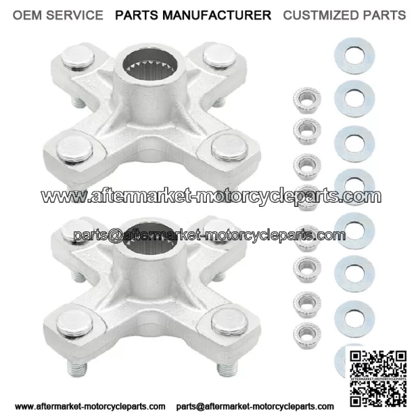 2PCS Rear Wheel Hub Kit for Yamaha Blaster 200 YFS200 1988-2006 2XJ-25383-50-00 (For: Yamaha)