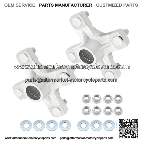 2PCS Rear Wheel Hub Kit for Yamaha Blaster 200 YFS200 1988-2006 2XJ-25383-50-00 (For: Yamaha) - Image 2