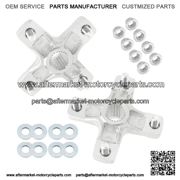 2PCS Rear Wheel Hub Kit for Yamaha Blaster 200 YFS200 1988-2006 2XJ-25383-50-00 (For: Yamaha) - Image 3