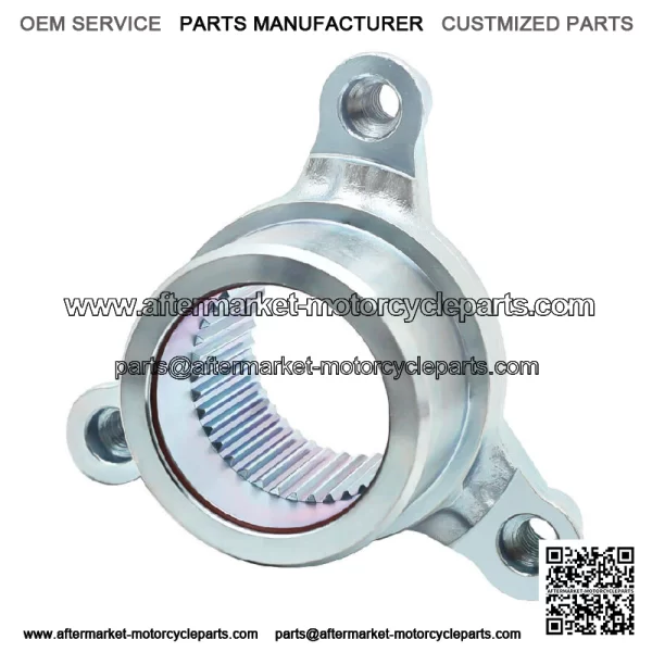 Rear Brake Rotor Hub Disc Disk Flange for Honda TRX450R 2004-2005 43121-HP1-000 (For: Honda) - Image 2