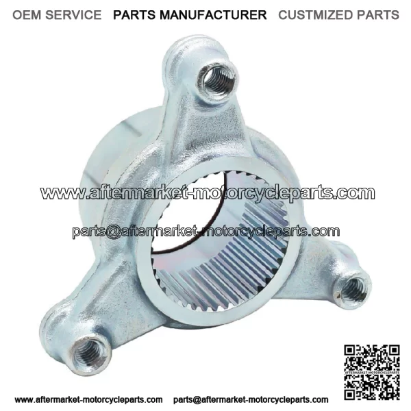 Rear Brake Rotor Hub Disc Disk Flange for Honda TRX450R 2004-2005 43121-HP1-000 (For: Honda) - Image 3