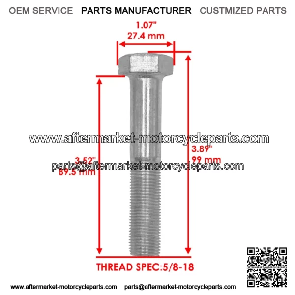 Blade Bolt For Bobcat BZT2190  BZT2230 BZT2250  BZT2260 BZT2330 JZT2190 JZT2230 - Image 2