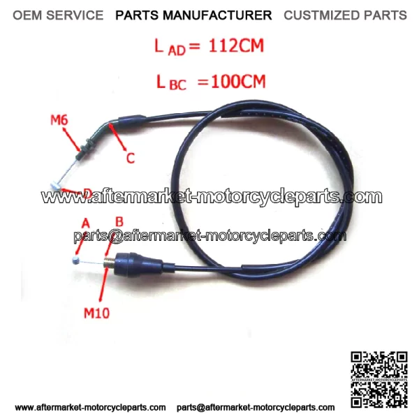 Orignal Throttle Cable 9CR6-105000 CFMOTO Cforce 400AU-2016 500EPS 600EPS ATV